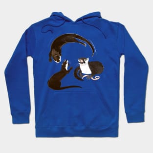 Asiatic and African clawless otter Hoodie